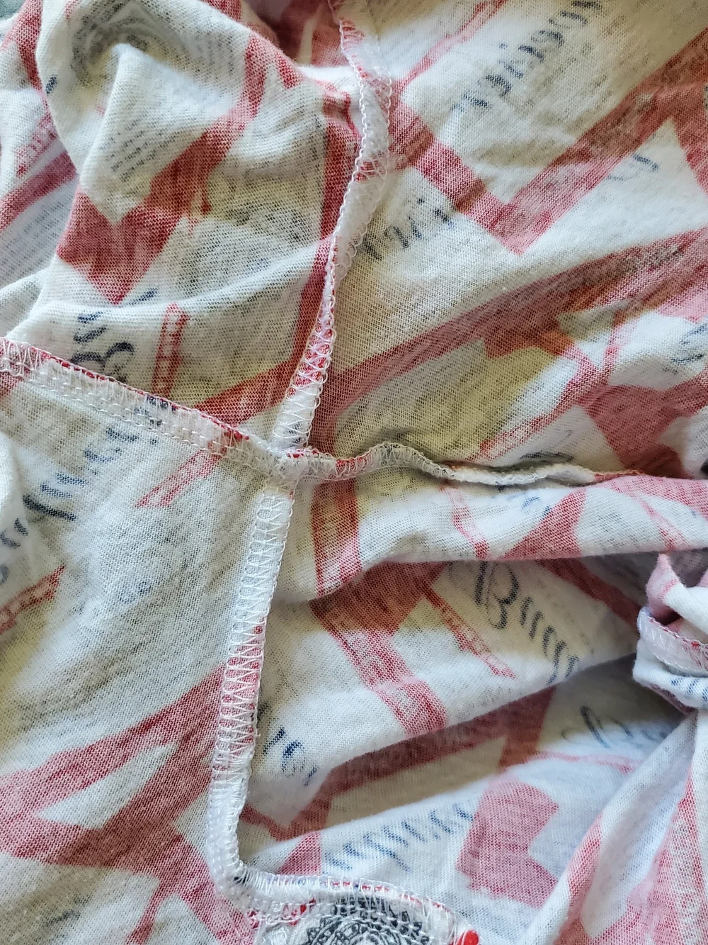 Budweiser Red and White Men's Pajama Pants.  Size Medium